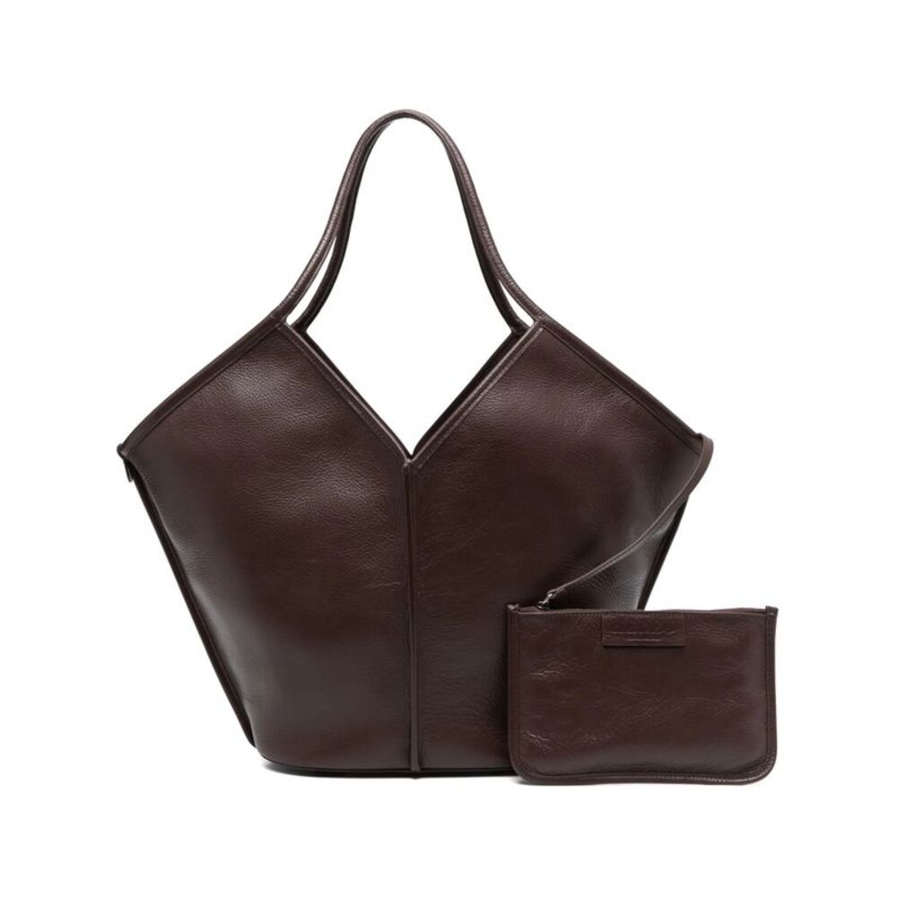 Hereu Brown Tote Bags Women